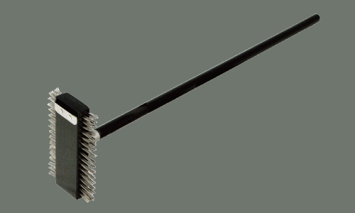 BRUSH BROILER S/S BRISTLE &amp; SCRAPER WINCO BR-30 