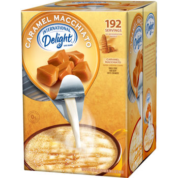 CREAMER CARAMEL MACCHIATO 192CT INTERNATIONAL DELIGHT