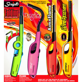 LIGHTER UTILITY 4 COUNT MUTLI-PURPOSE LONG HANDLE