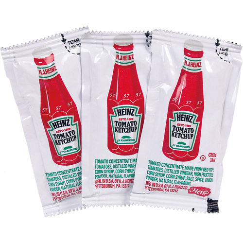 KETCHUP PACKETS HEINZ 1000 CT