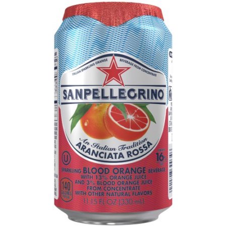 WATER ARANCIATA ROSSA CANS 24/330ML (11.15OZ) SAN