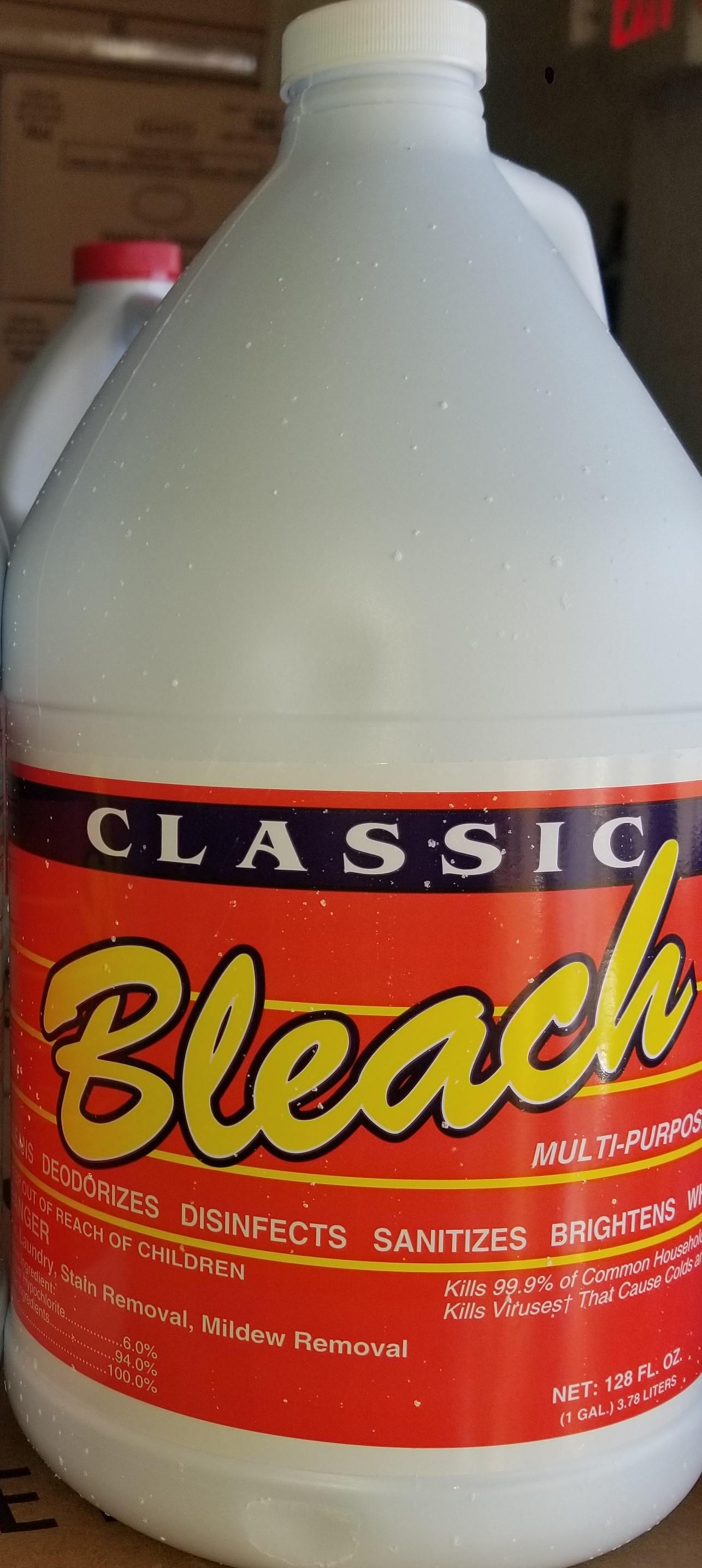 BLEACH 6% 6/1 GAL