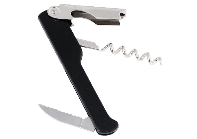 CORKSCREW WAITER&#39;S BLACK FINISH WINCO CO-712/ACOPA