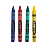 CRAYONS ROUND CELLOPHANE  ROYAL CR20004PKP 4-PACK/750/CS