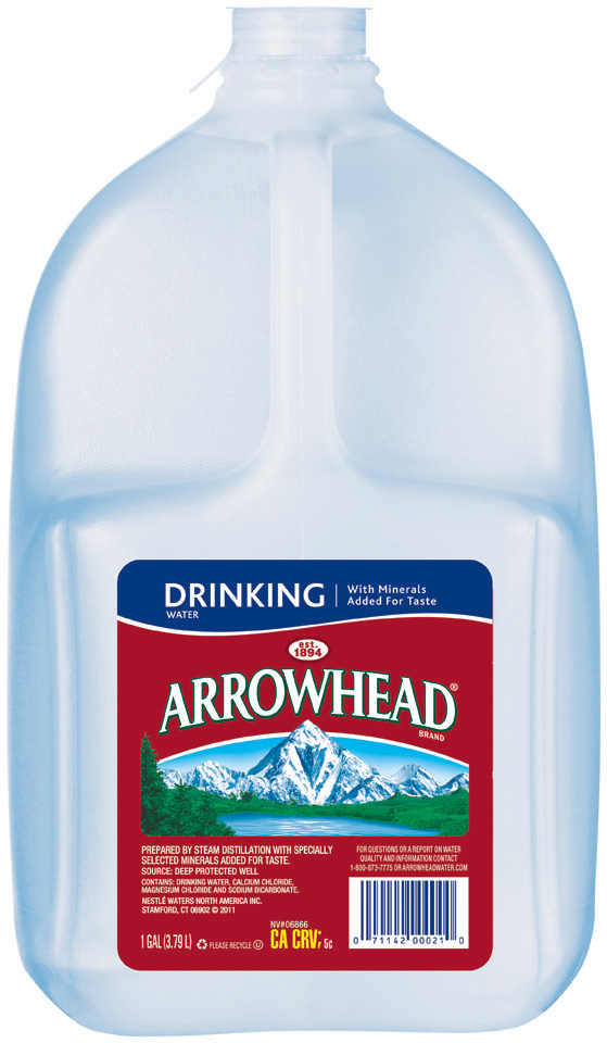 WATER ARROWHEAD SPRING 6/1 GAL