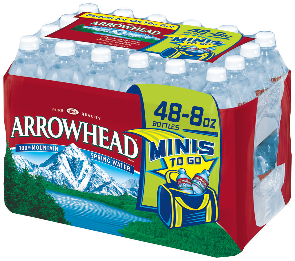 WATER ARROWHEAD 48/8 OZ