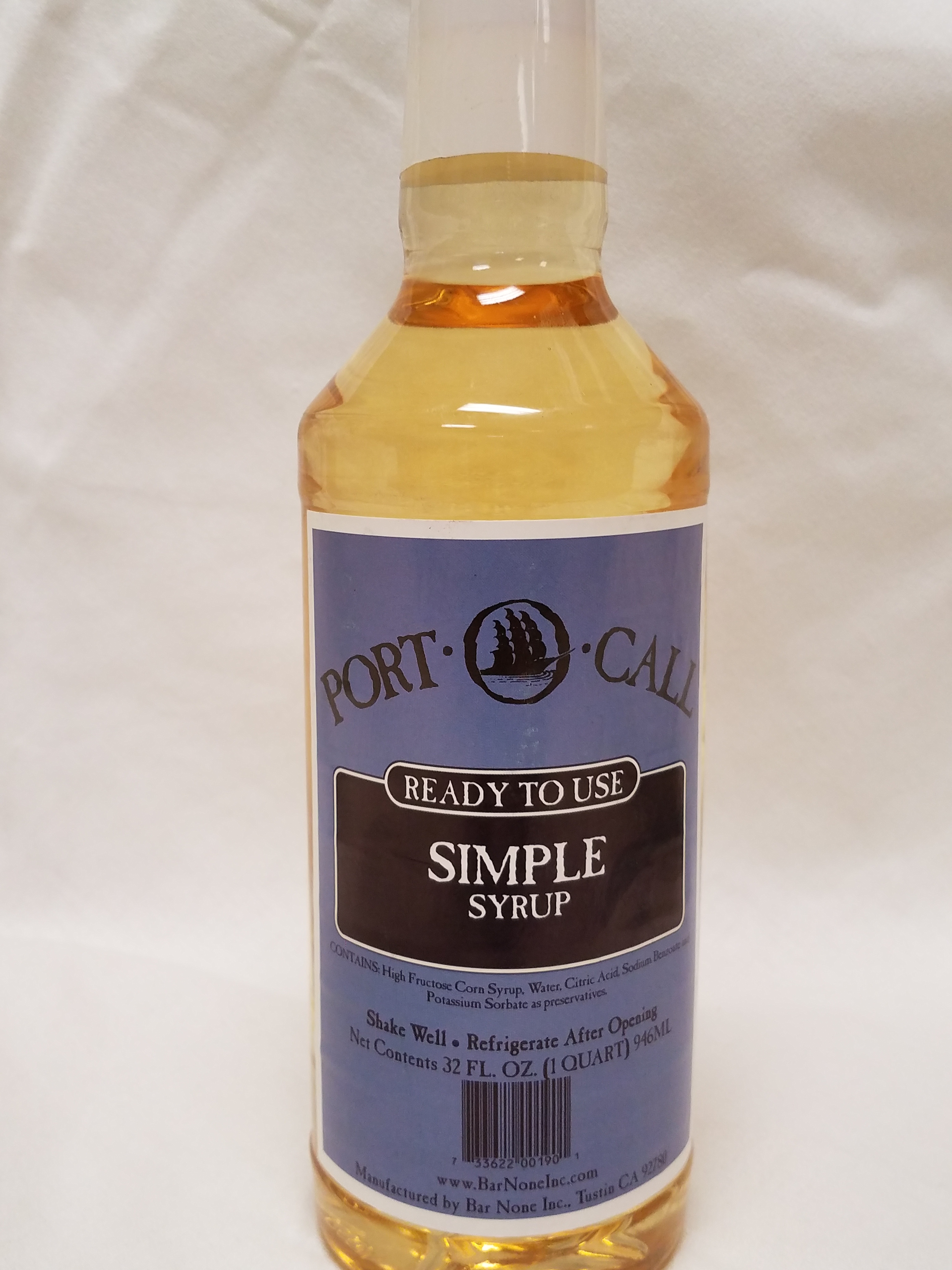 SIMPLE SYRUP POC 12/32OZ