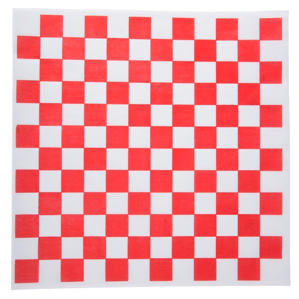 WRAP DELI RED/WHITE CHECKERED 5000/CS