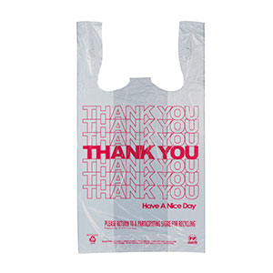 BAG T-SHIRT THANK YOU 1000/CS ROFSON TB1000/INTEPLAST 