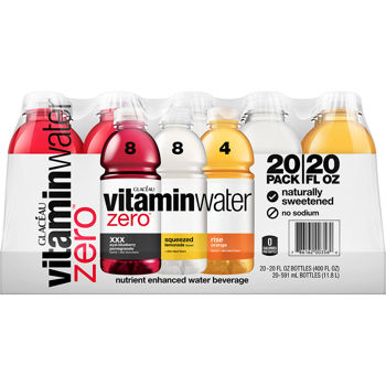 VITAMIN WATER ZERO VARIETY 20/20OZ