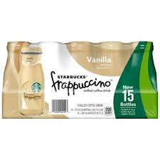 FRAPPUCCINO VANILLA 15/9.5 OZ VANILLA STARBUCKS